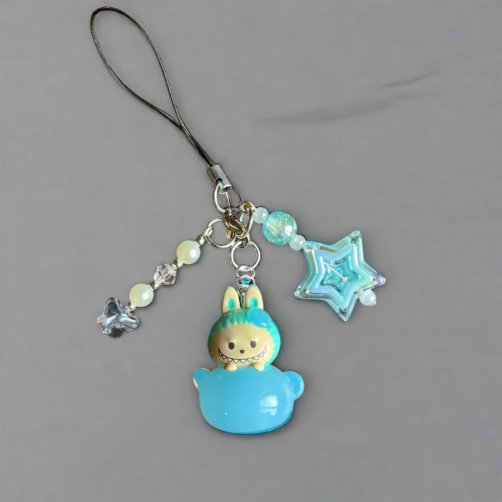 Labubu ꒰ᐢ. ̫ .ᐢ꒱ Lucky Star ᯓ★ Keychain Popbean