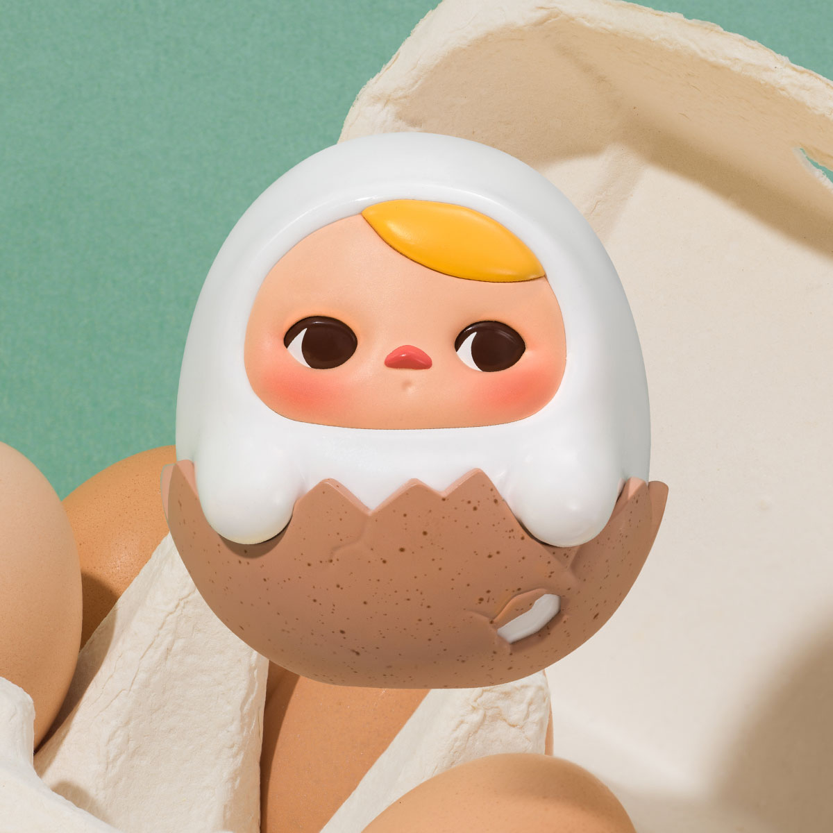 Popmart Pucky Egg Beanies Keychain (NEW)