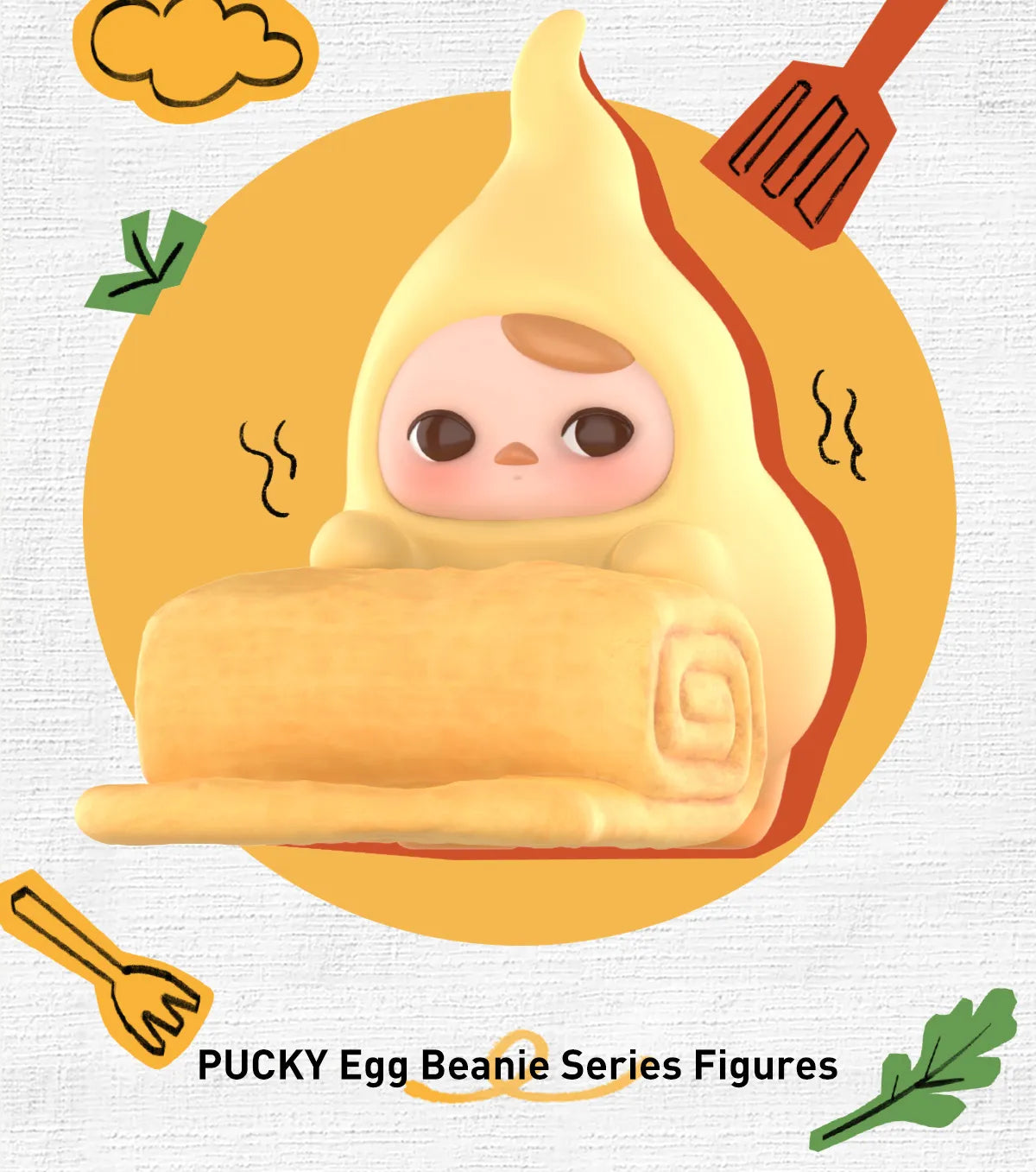 Popmart Pucky Egg Beanies Keychain (NEW)