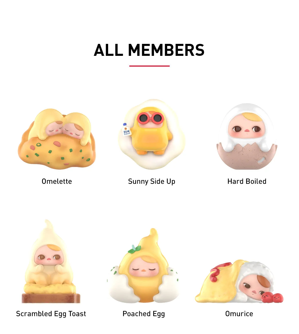 Popmart Pucky Egg Beanies Keychain (NEW)