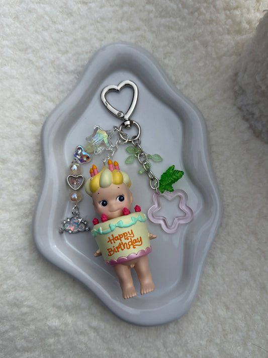 SA happy birthday yellow keychain (29/6/25)