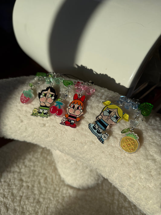 Powerpuff Girls x Crybaby Keychains