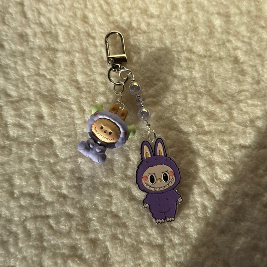 Labubu Popbean Keychain