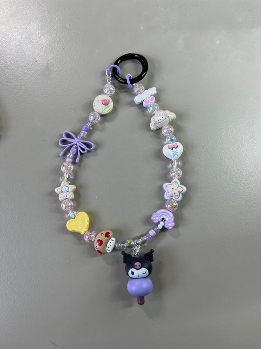 Kuromi Phone Strap
