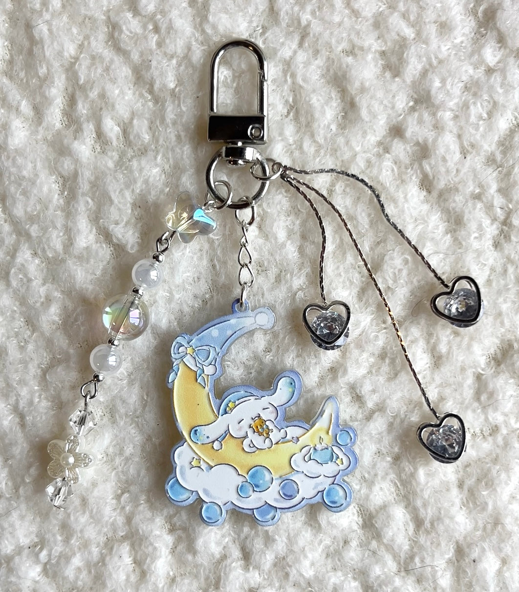𝐂𝐢𝐧𝐧𝐚𝐦𝐨𝐫𝐨𝐥𝐥 ૮ ◞ ﻌ ◟ ა Sleeping Keychain